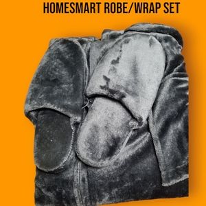 New 2 Piece Robe/Wrap Set